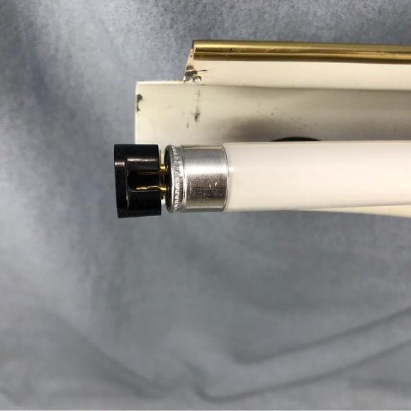 Brass & Chrome Gooseneck Round Base Lamp MCM Cannon Products USA Radionic - Picture 13 of 13